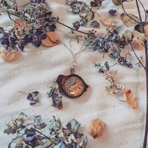 Handmade & Illustrated Bird Fish Necklace